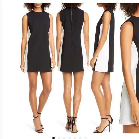 alice and olivia coley shift dress